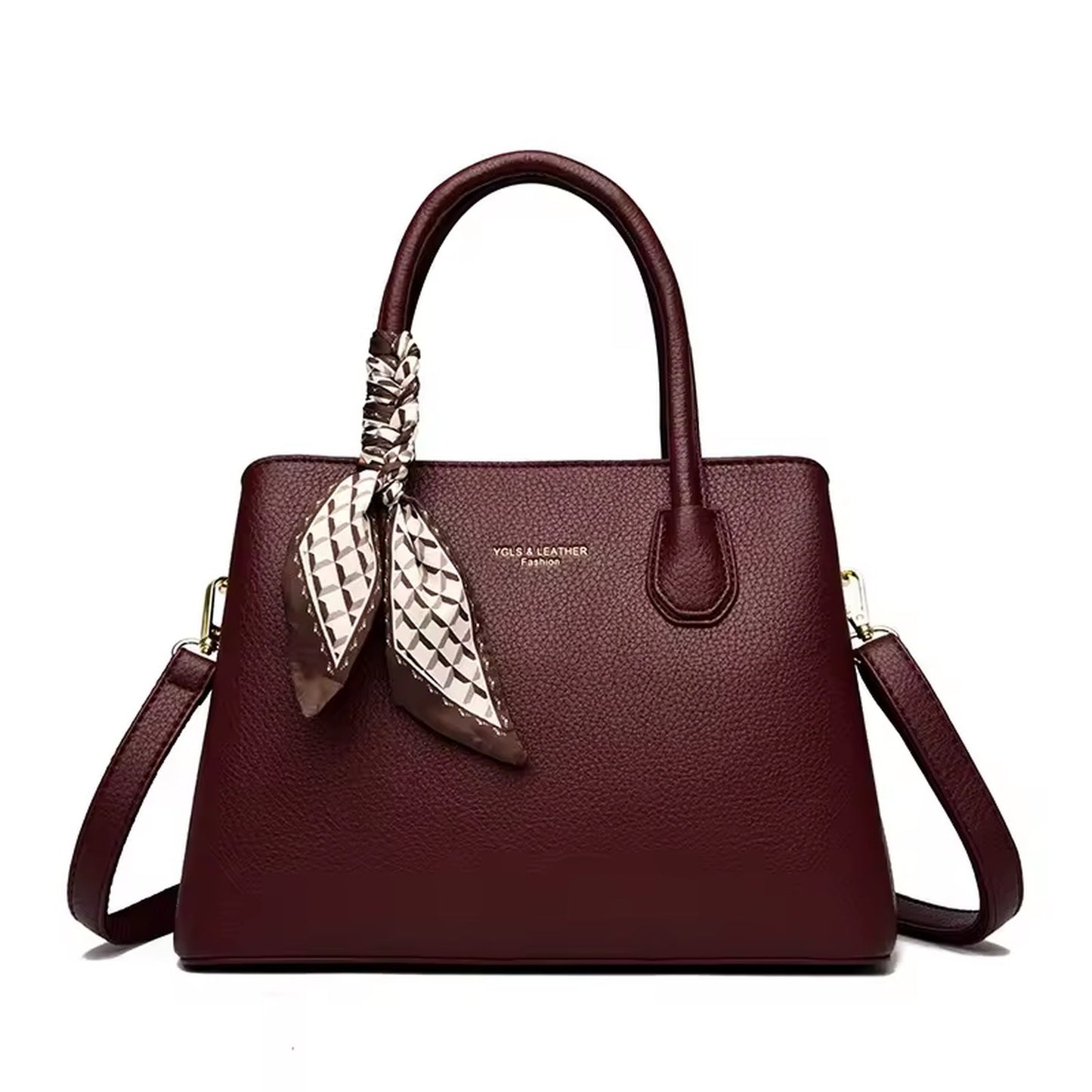 Silk Accent Structured Tote