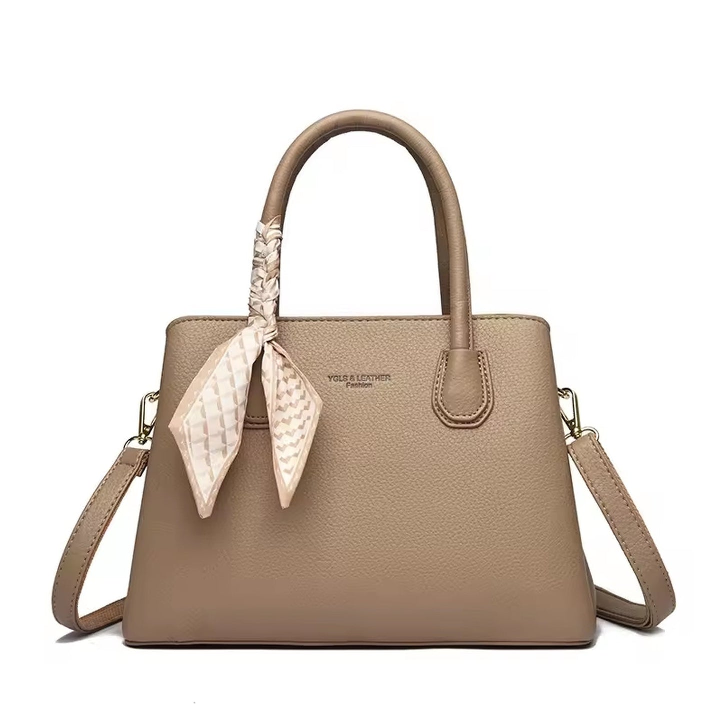 Silk Accent Structured Tote