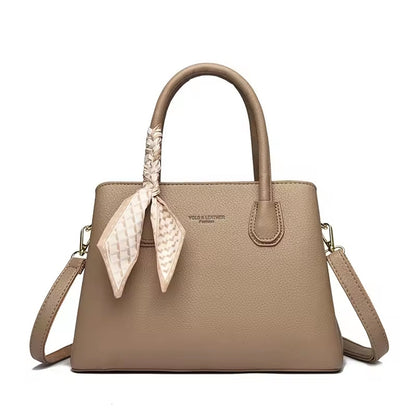Silk Accent Structured Tote