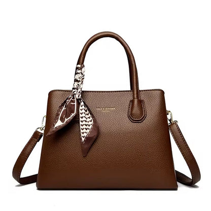 Silk Accent Structured Tote