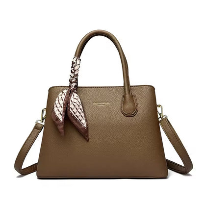 Silk Accent Structured Tote